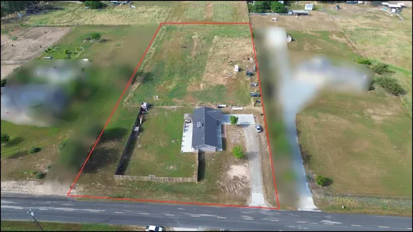 a backyard of a house