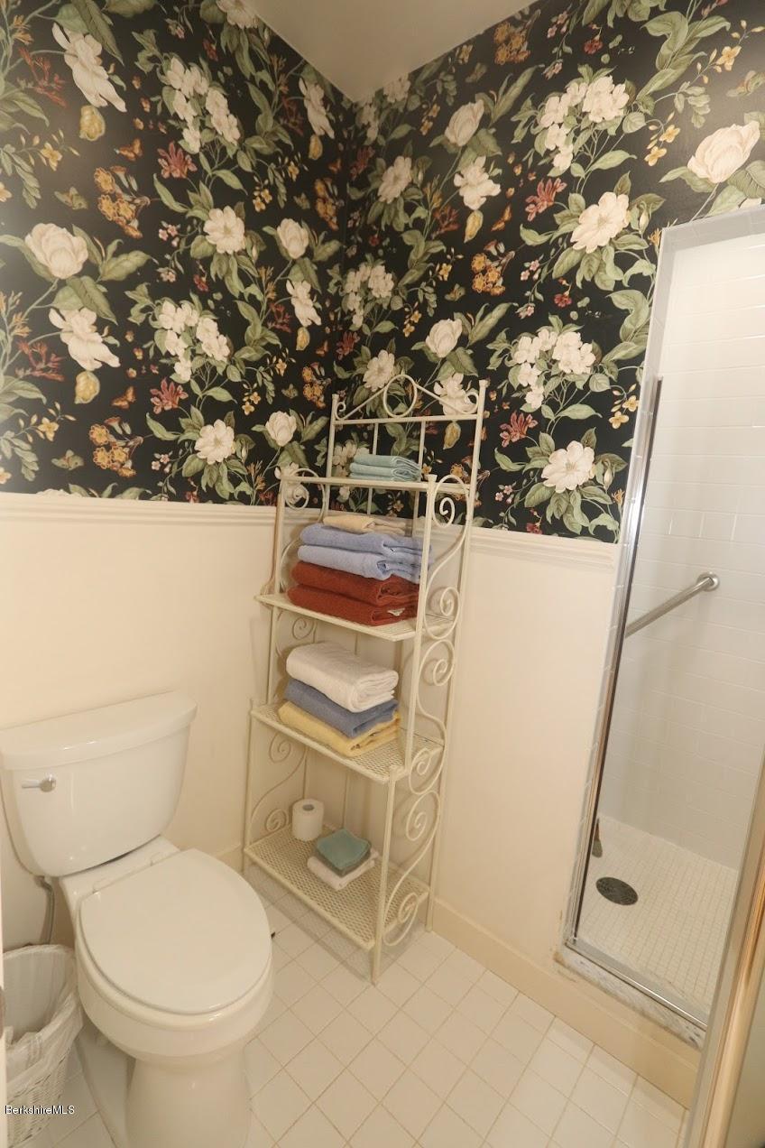 11 Prospect Hill Road, Unit 2 Stockbridge, MA 01262 - Photo 24 of 53 a bathroom with a toilet and a shower
