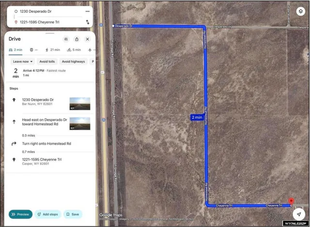 $55,000 | Tract 460-bb Tract 460-bb Brooks, Casper, WY 82601