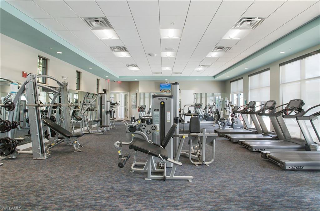 2247 Somerset Place Naples, FL 34120 - Photo 33 of 35 a view of a room with gym equipment