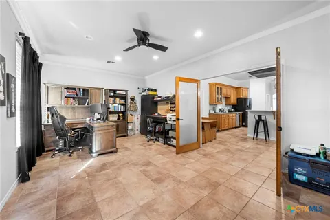a bathroom with a double vanity sink a mirror and a shower