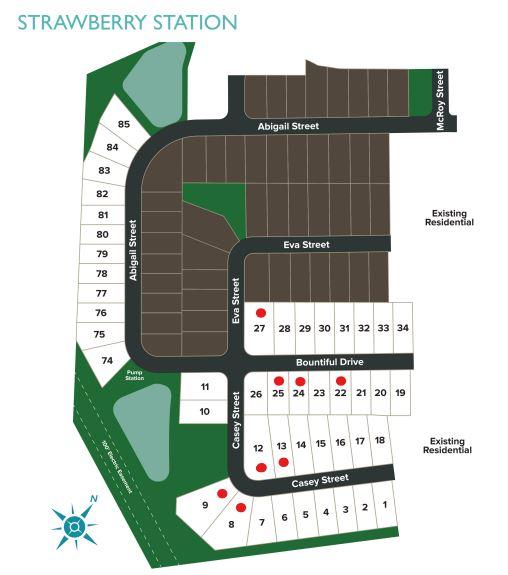 817 Casey Street Moncks Corner, SC 29461 - Photo 11 of 12 Strawberry Station Map