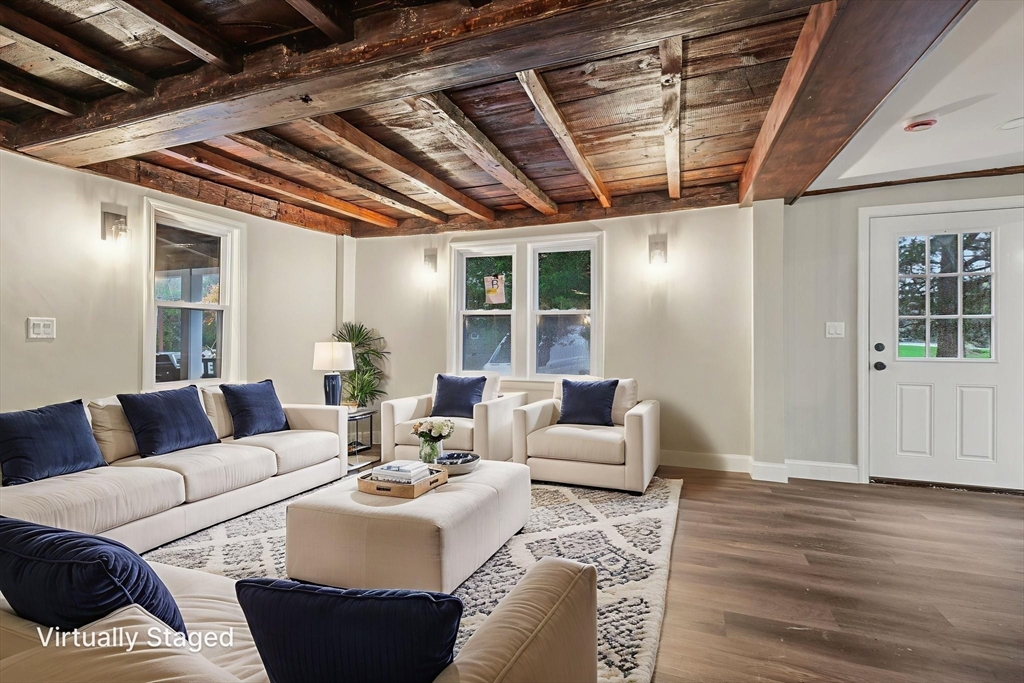 1 Rounseville Road Rochester, MA 02770 - Photo 4 of 42 a living room with furniture and wooden floor