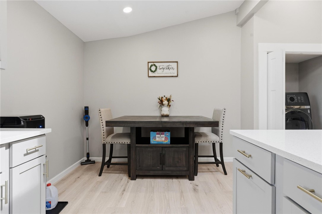 2950 Fairfield Pike Springfield, OH 45502 - Photo 17 of 48 This bright kitchen features sleek countertops and light-toned flooring, perfect for casual dining.