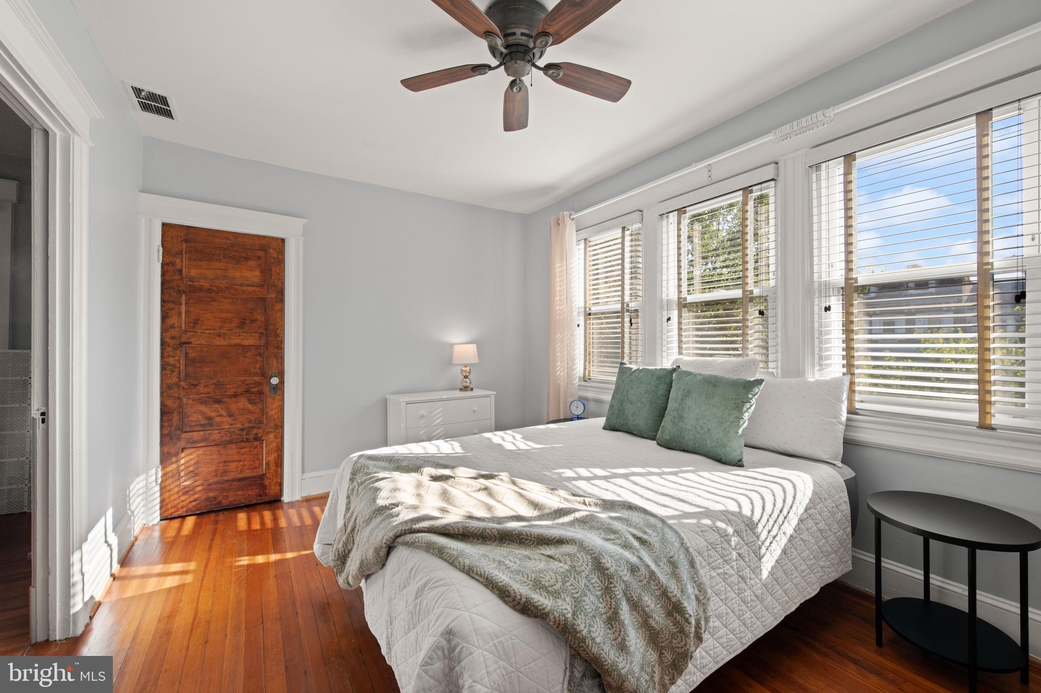 4110 4th Street Northwest Washington, DC 20011 - Photo 24 of 46 a bedroom with a bed and window