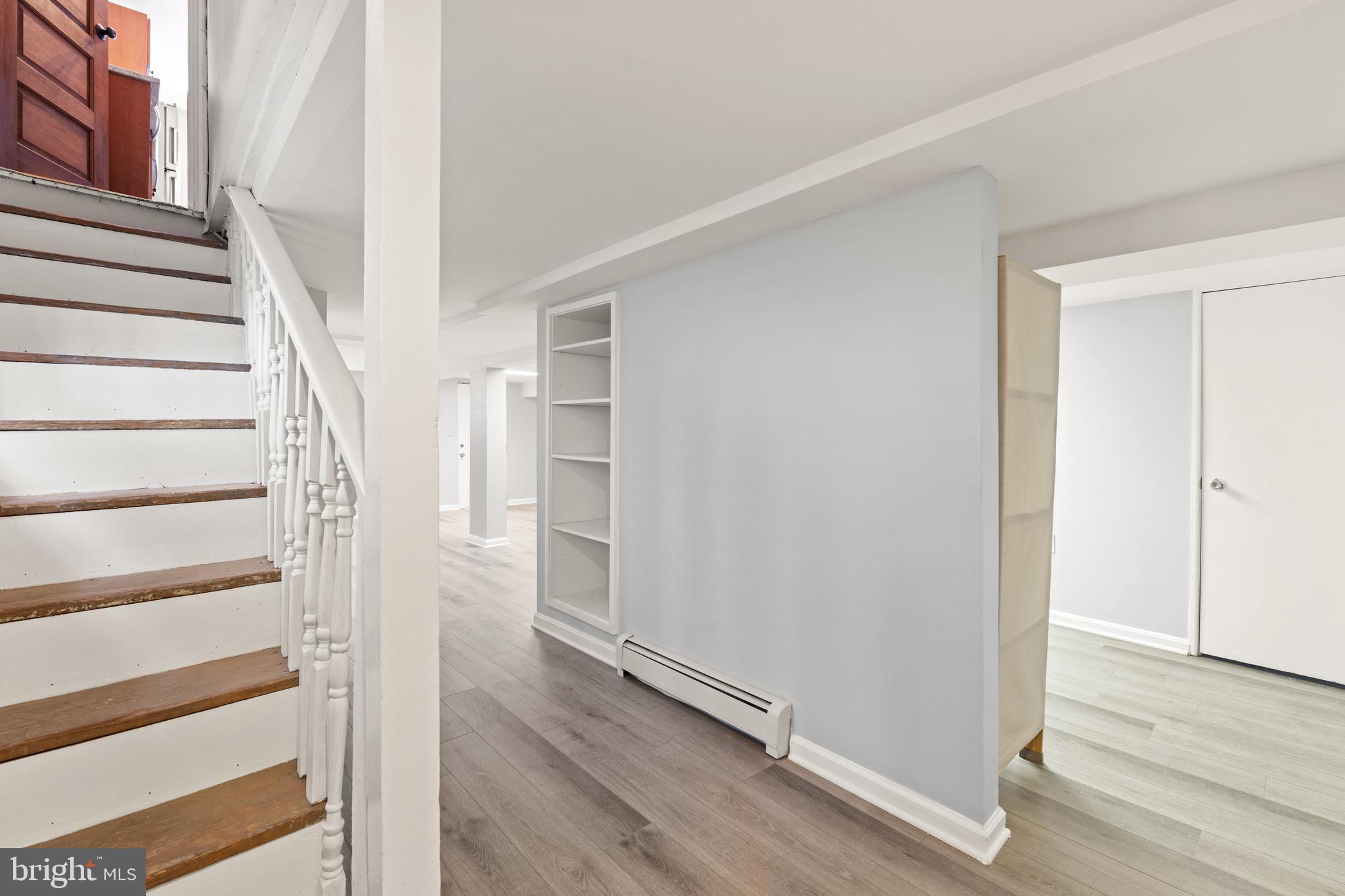 4110 4th Street Northwest Washington, DC 20011 - Photo 37 of 46 a view of a hallway with wooden floor and entryway