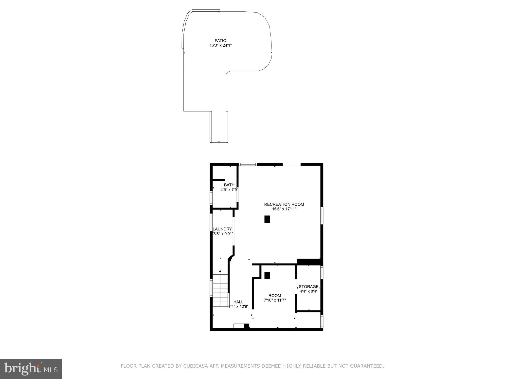 4110 4th Street Northwest Washington, DC 20011 - Photo 43 of 46 a picture of floor plan