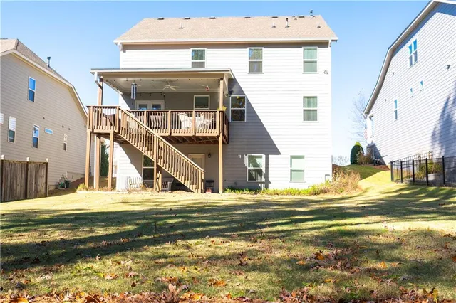 a view of swimming pool with an ocean view