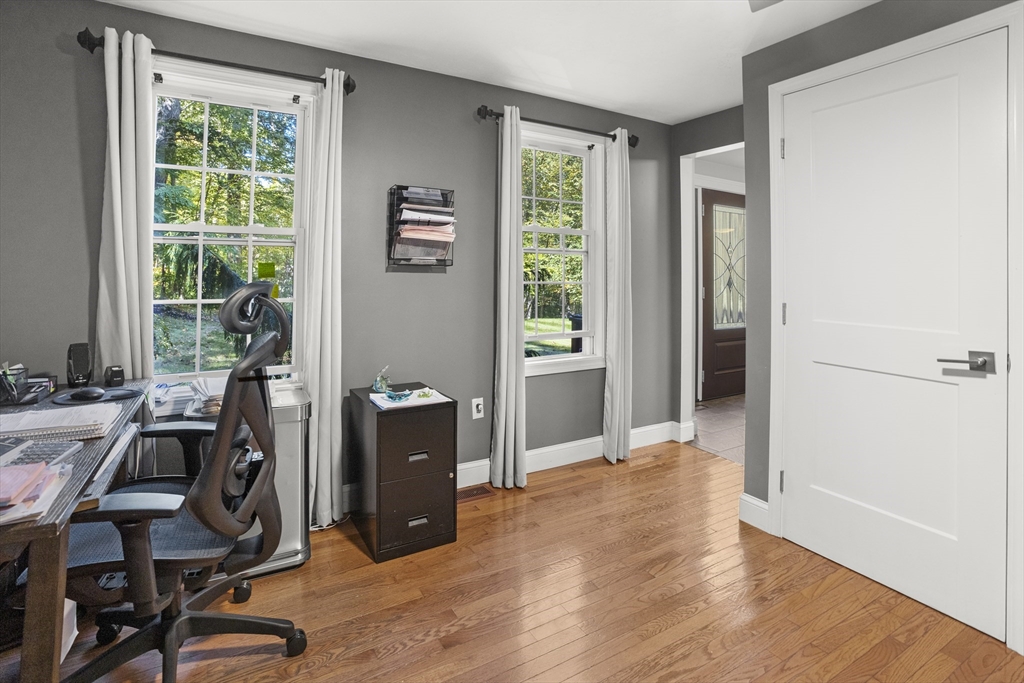 138 Walnut Street Douglas, MA 01516 - Photo 17 of 32 a view of a workspace with furniture and a window