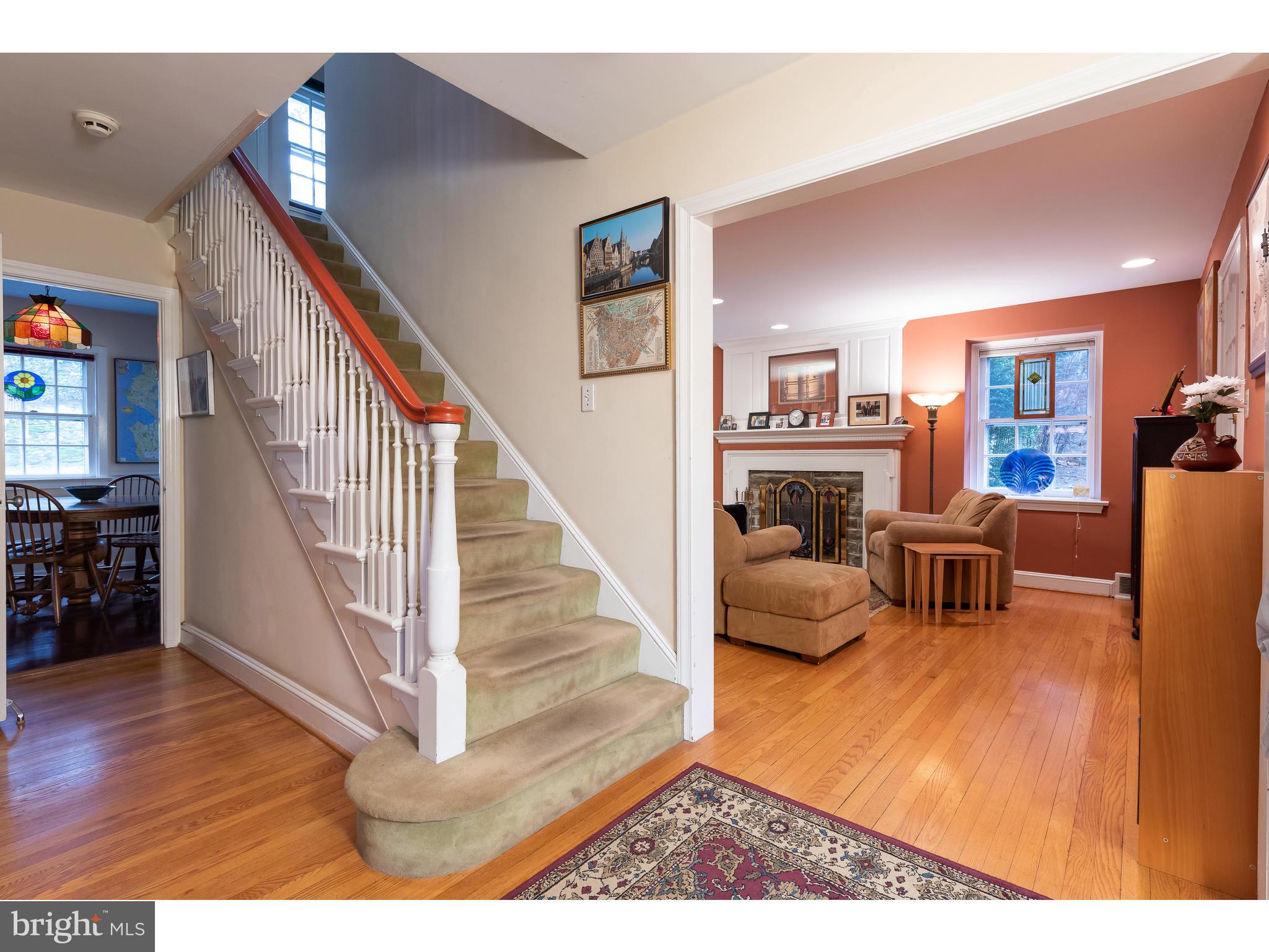 34 Rosedale Road Wynnewood, PA 19096 - Photo 4 of 32 CENTER HALL LIVING ROOM TO THE RIGHT