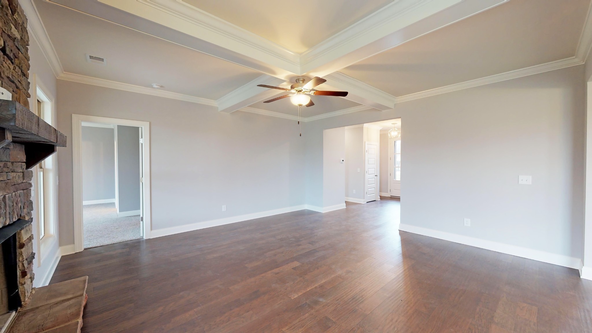 814 Ridgestone Place Lebanon, TN 37087 - Photo 9 of 16 wooden floor in an empty room with a window