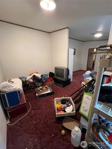 a room with furniture