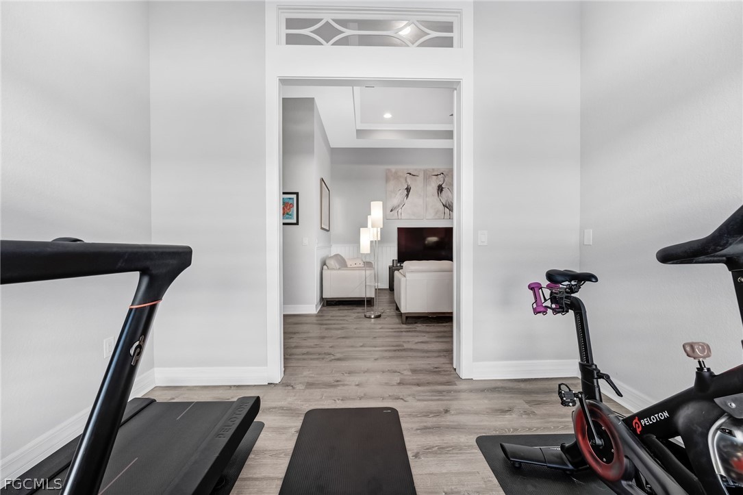 2999 Willow Ridge Court Fort Myers, FL 33905 - Photo 27 of 50 a view of a room with gym equipment