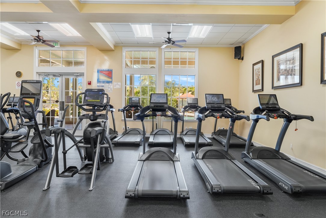 2999 Willow Ridge Court Fort Myers, FL 33905 - Photo 49 of 50 a view of a room with gym equipment