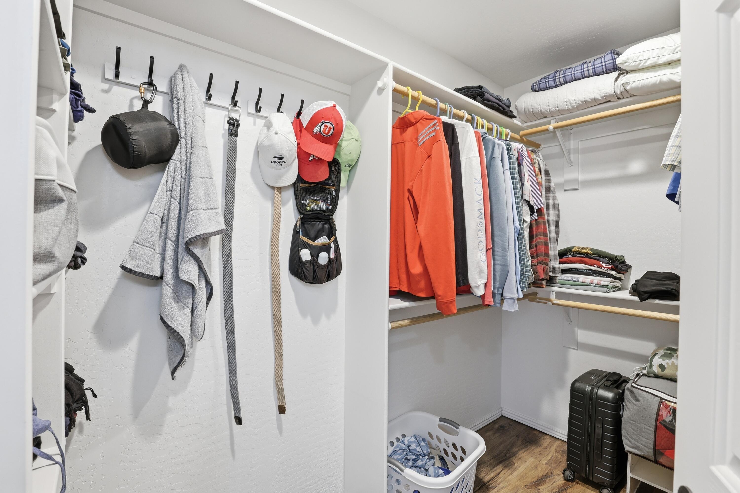 910 West Wagon Trail Payson, AZ 85541 - Photo 17 of 35 a view of walk in closet with clothes and shoes