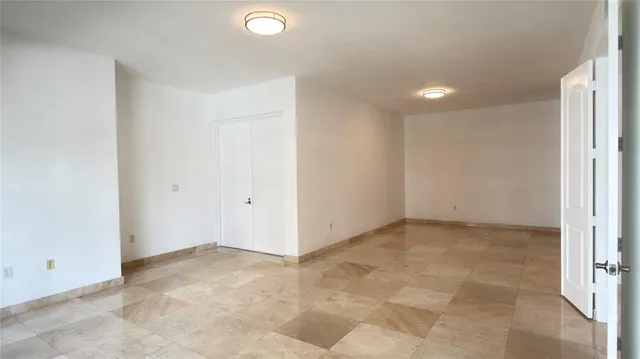 a view of a yard with a trees