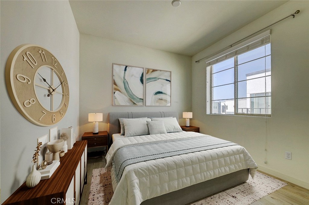 230 Harringay Irvine, CA 92618 - Photo 6 of 21 a bedroom with a bed and a window