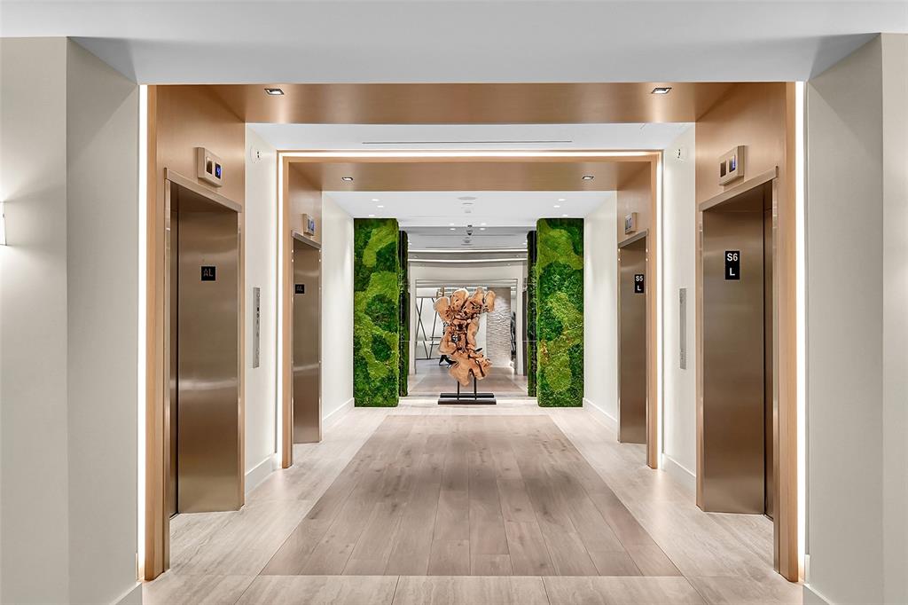 2301 Collins Avenue, Unit 512 Miami Beach, FL 33139 - Photo 32 of 38 The Roney Palace Elevator Bank