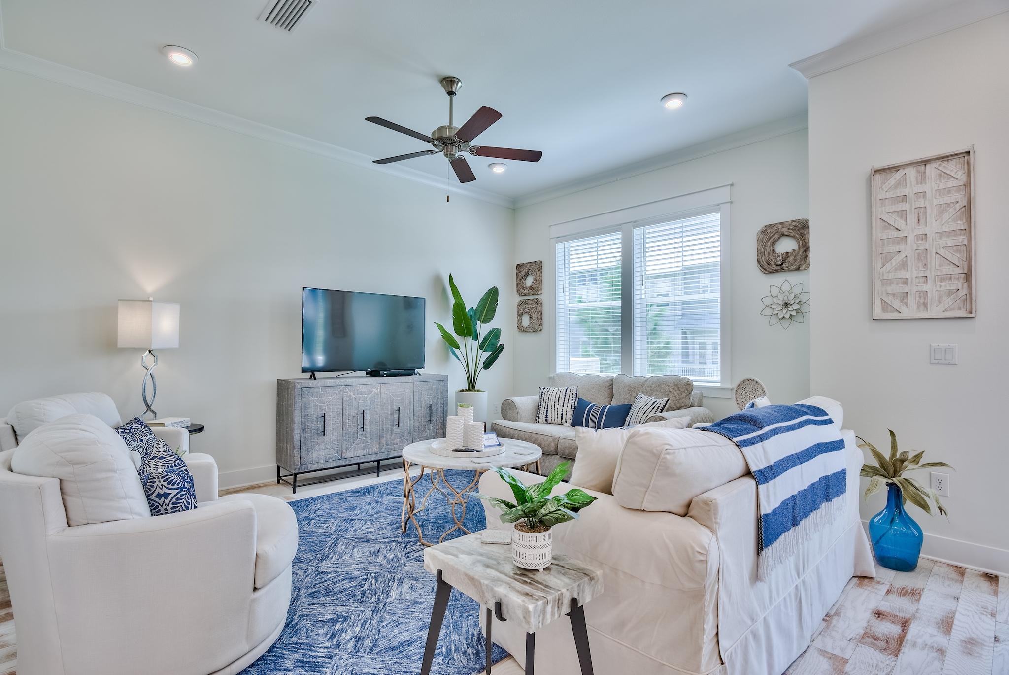 308 Milestone Dr Inlet Beach, Unit B Inlet Beach, FL 32461 - Photo 2 of 49 a living room with furniture and a window