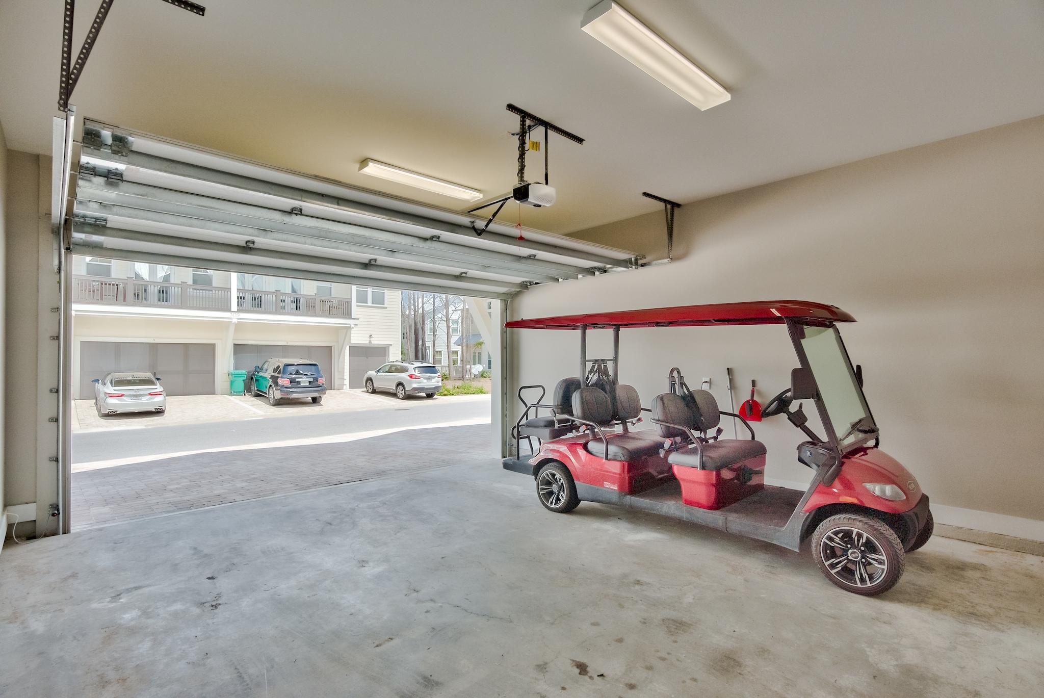 308 Milestone Dr Inlet Beach, Unit B Inlet Beach, FL 32461 - Photo 26 of 49 a view of a car in garage