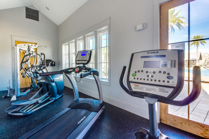 308 Milestone Dr Inlet Beach, Unit B Inlet Beach, FL 32461 - Photo 43 of 49 a view of a room with gym equipment