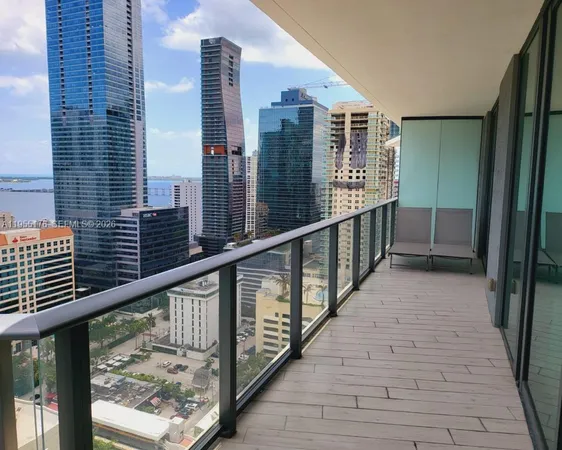 a view of balcony with city view
