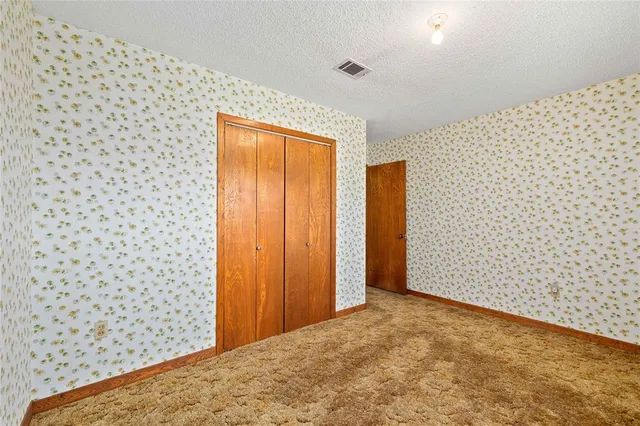 a view of a livingroom with a window