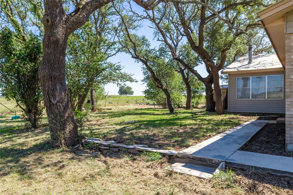 53 County Road 312 Goldthwaite, TX 76844 - Photo 34 of 35 a view of a backyard with large trees