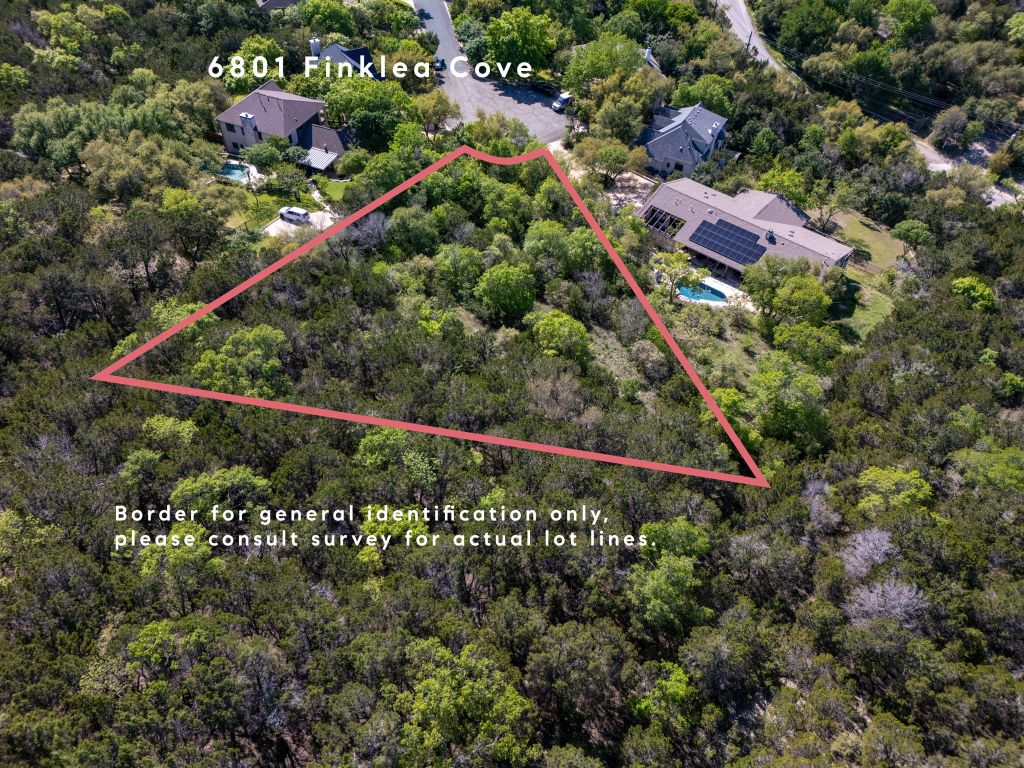 Bird's eye view featuring a view of estimated property lines