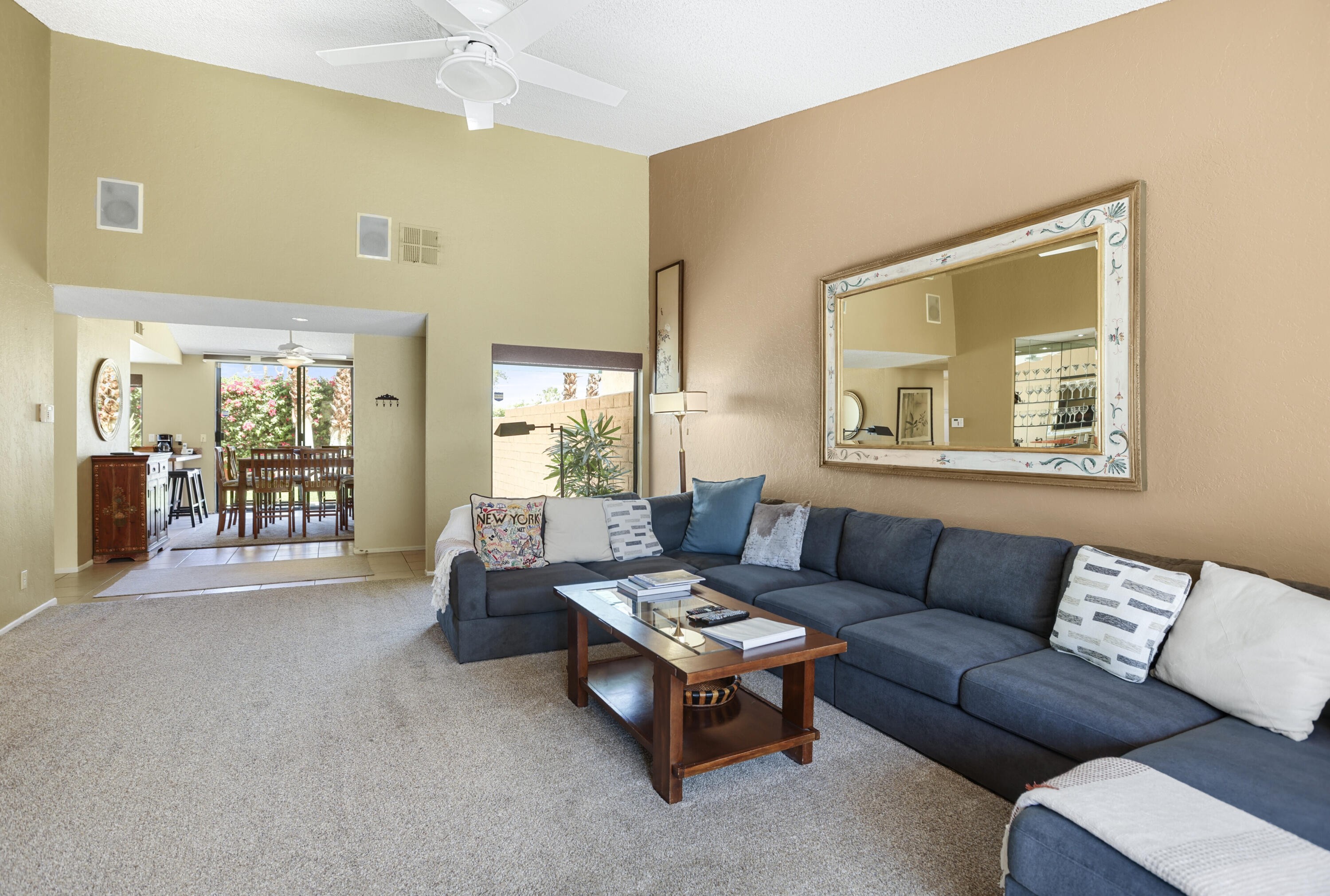377 West Dominguez Road Palm Springs, CA 92262 - Photo 8 of 29 a living room with furniture and a large window