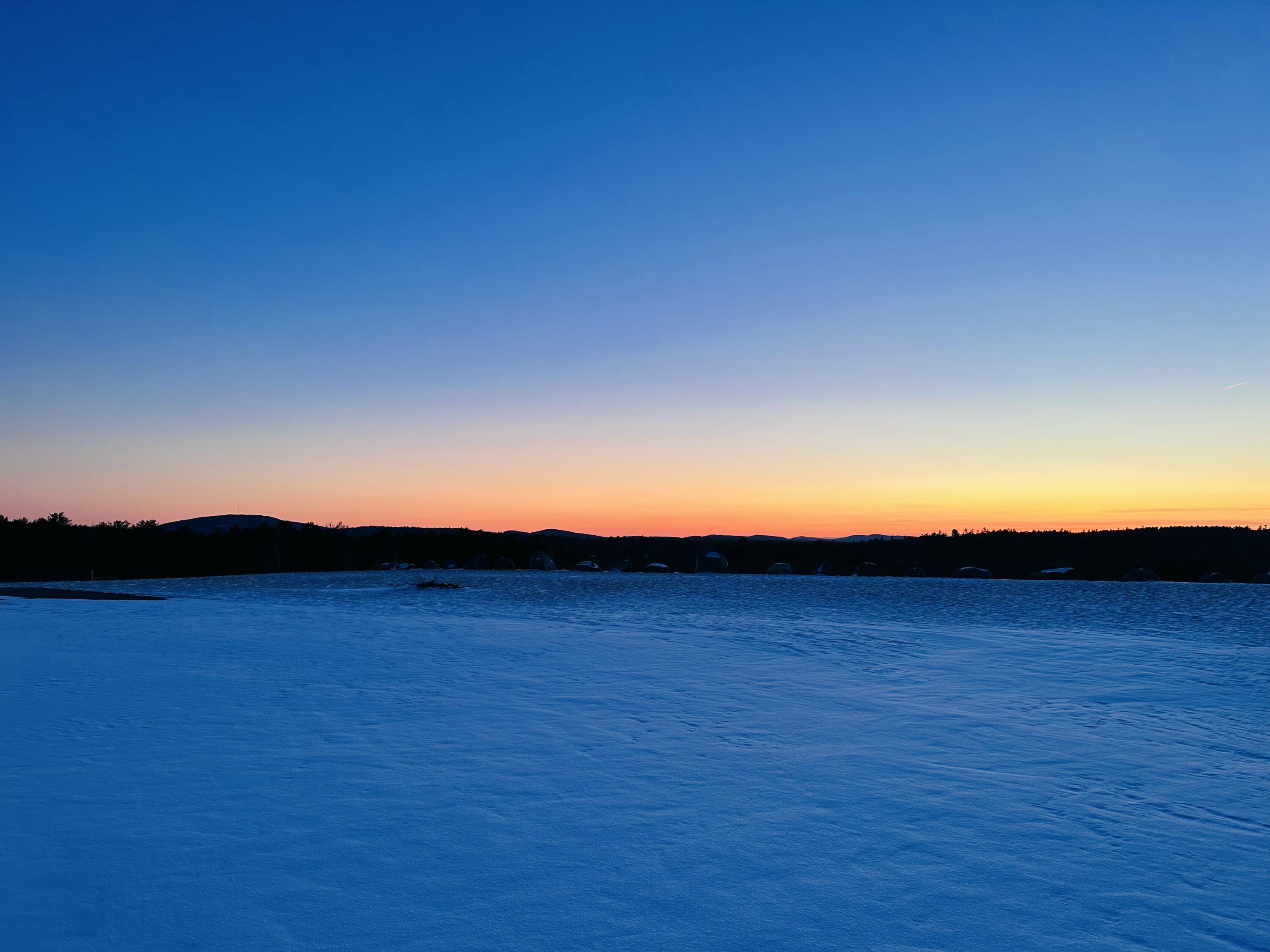 180 Coles Corner Road Winterport, ME 04496 - Photo 9 of 42 Sunset Looking from the Backyard