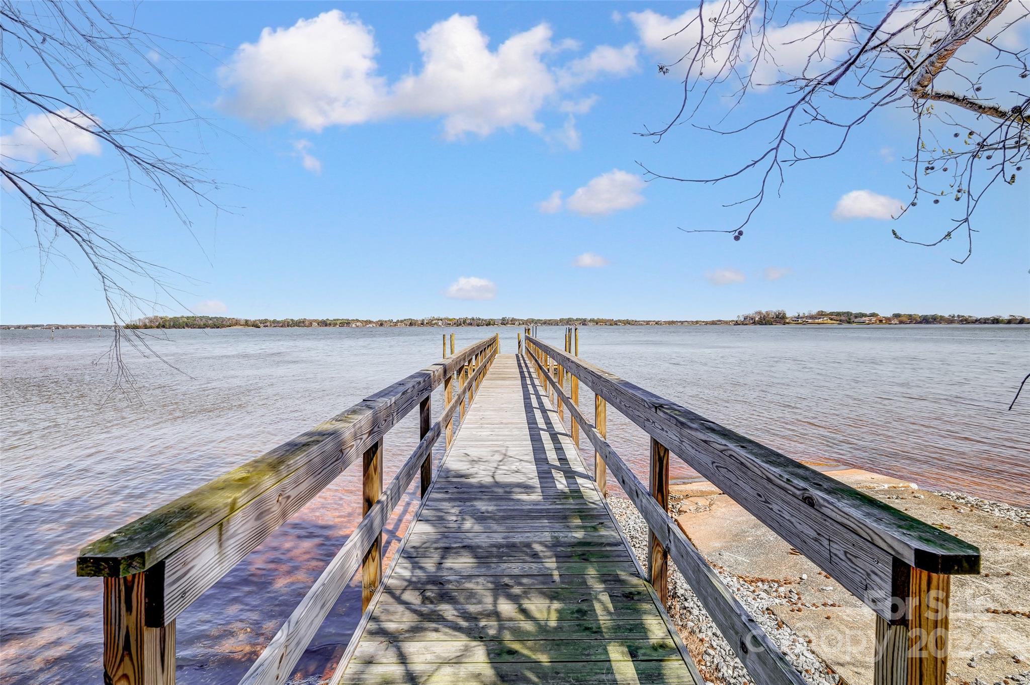 8303 Luckey Point Road Denver, NC 28037 - Photo 29 of 40 a view of wooden floor with a lake