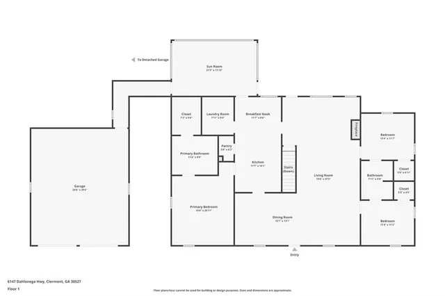 $1,275,000 | 6147 Dahlonega Highway, Clermont, GA 30527