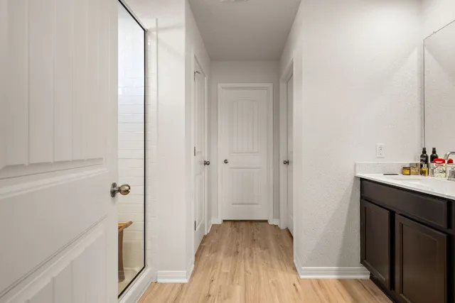 a view of bathroom with a sink