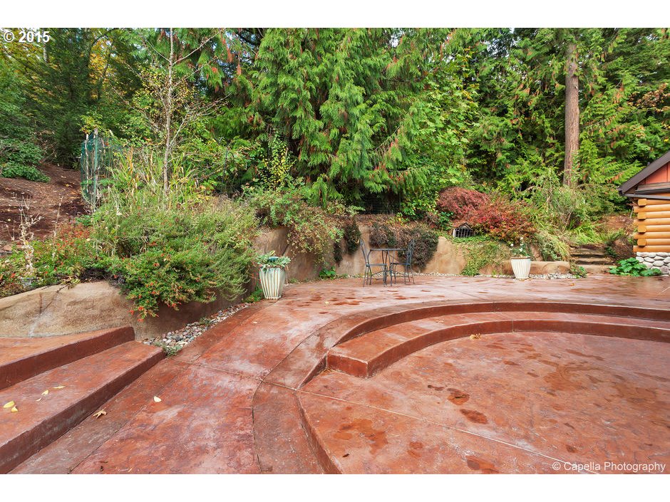 14726 Northwest Newberry Road Portland, OR 97231 - Photo 23 of 28 a view of a backyard of a house