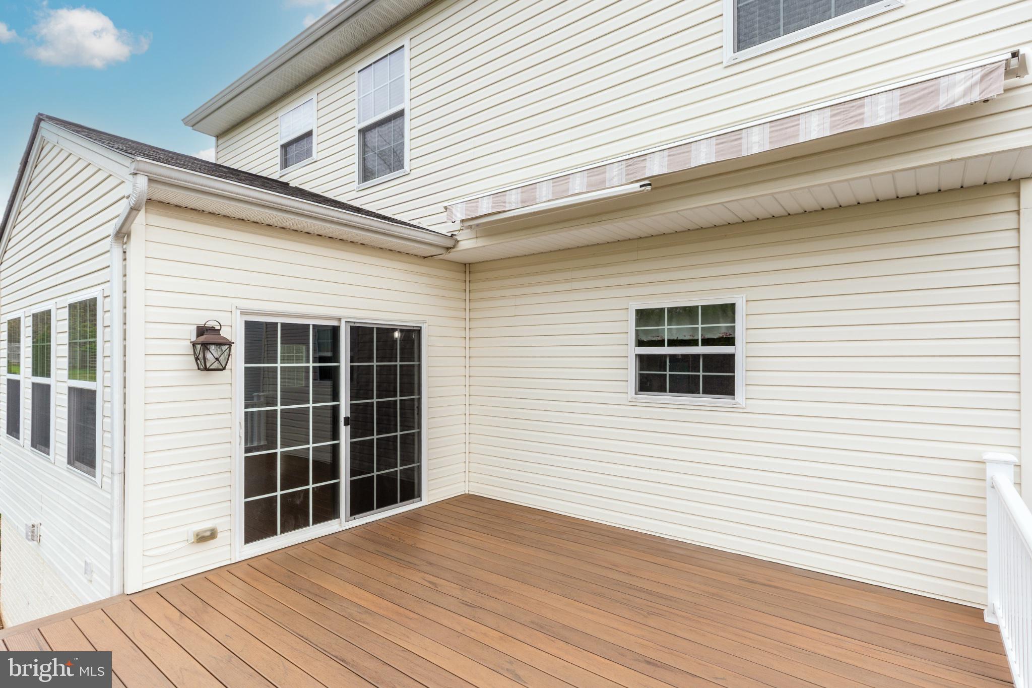 2511 Highcrest Court Manchester, MD 21102 - Photo 51 of 59 Trex deck with retractable awning