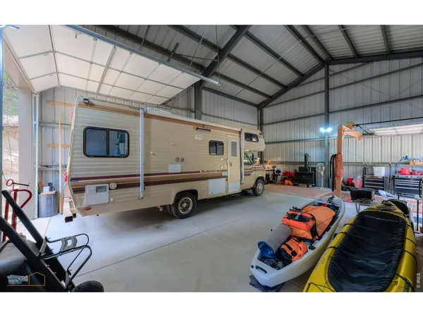 a view of car garage