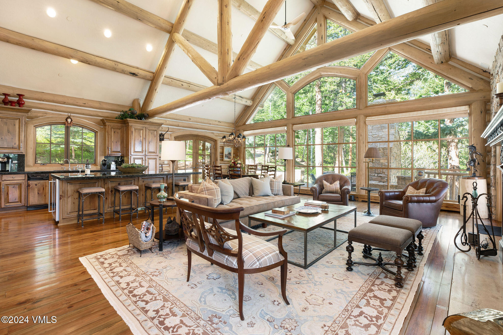 57 Travis Road Wolcott, CO 81655 - Photo 5 of 26 a living room with furniture and a large window