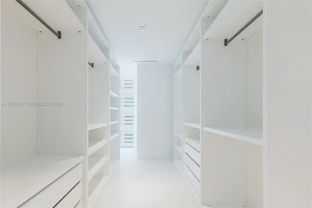 a view of walk in closet