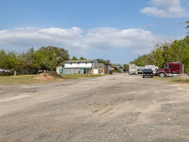 a view of a lake with houses