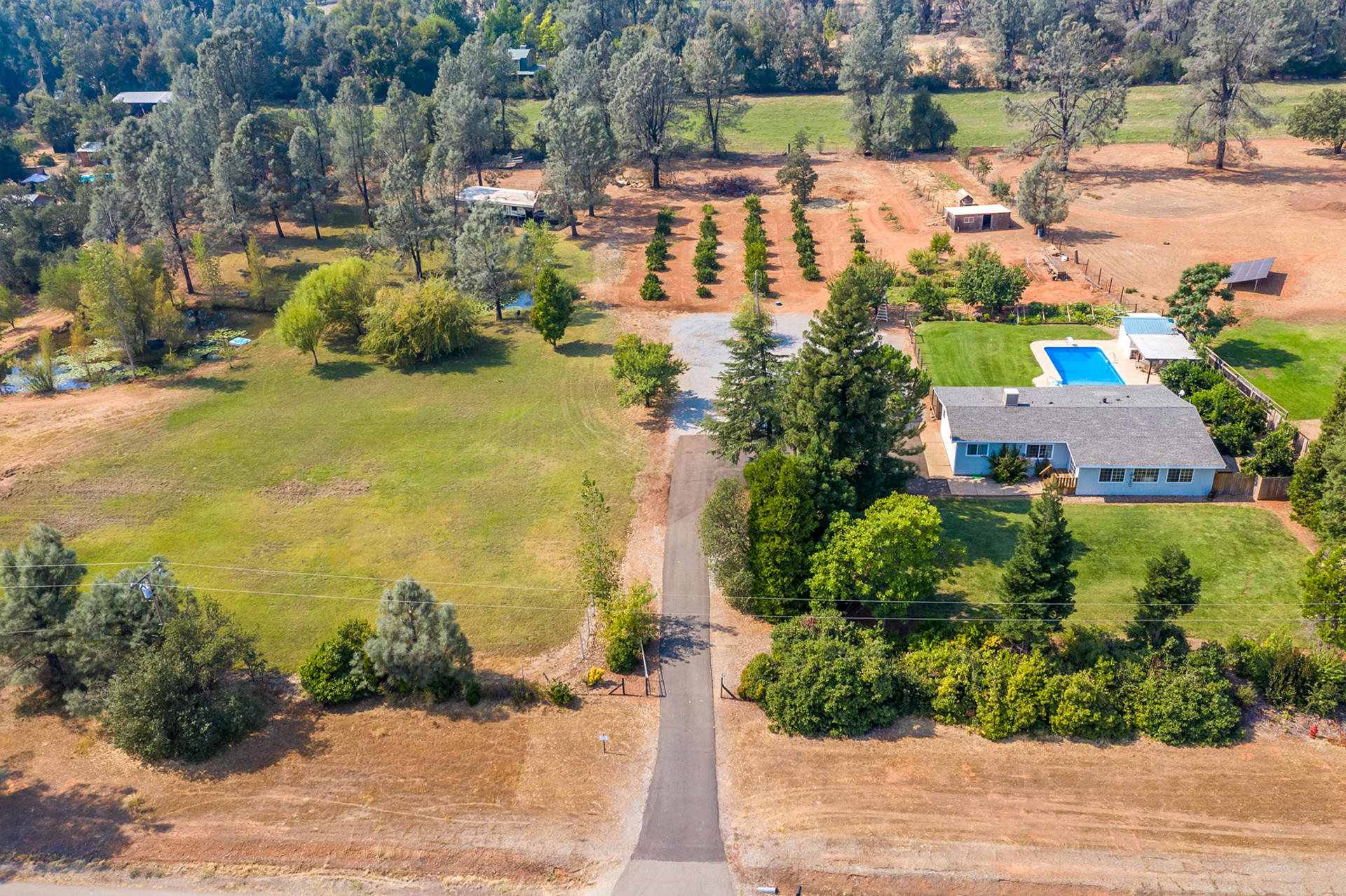 5560 Monte Vista Road Anderson, CA 96007 - Photo 34 of 42 aerial front high2