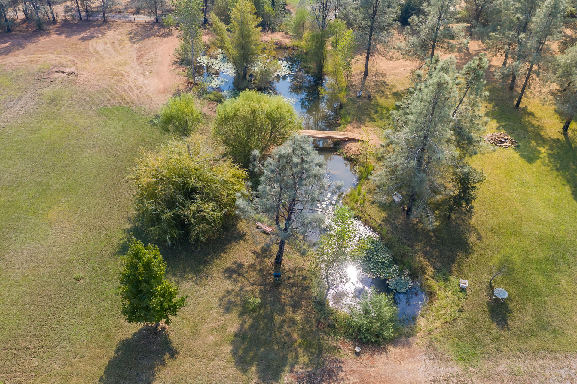5560 Monte Vista Road Anderson, CA 96007 - Photo 37 of 42 aerial pond