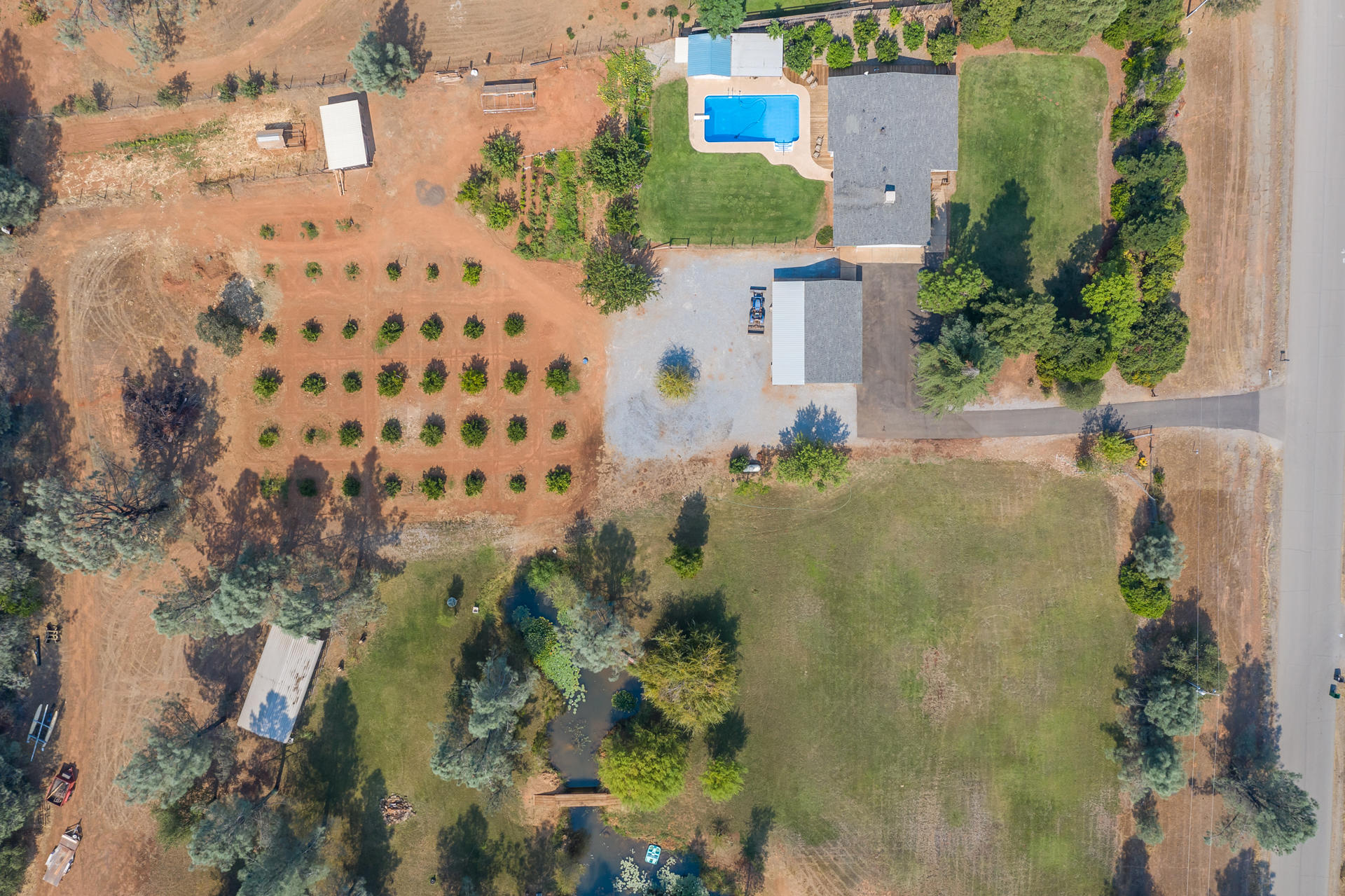 5560 Monte Vista Road Anderson, CA 96007 - Photo 38 of 42 aerial top view2