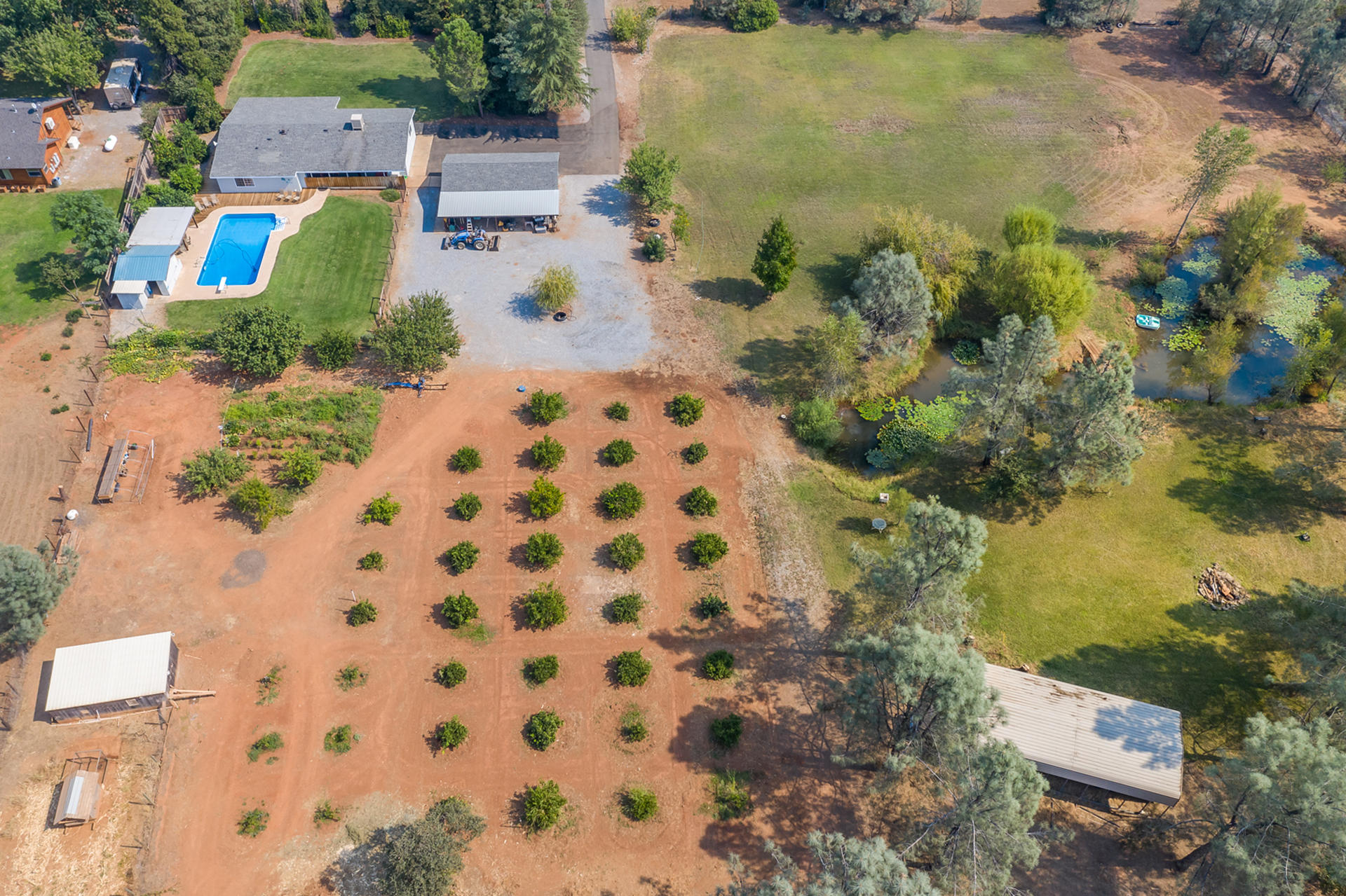 5560 Monte Vista Road Anderson, CA 96007 - Photo 39 of 42 aerial back high2