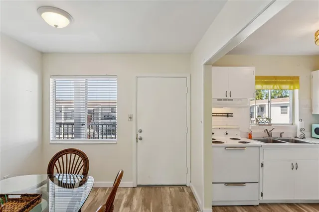 a room with a bed and a window