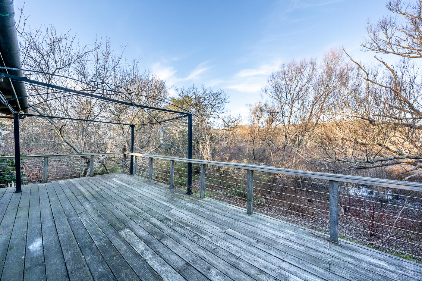 336 Main Street Wellfleet, MA 02667 - Photo 18 of 39 a view of outdoor space with deck and wooden floor