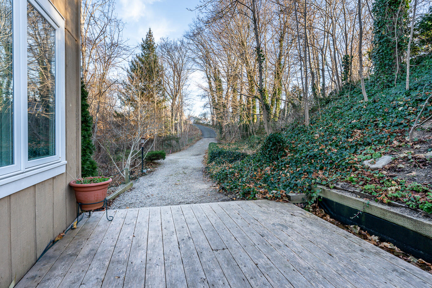 336 Main Street Wellfleet, MA 02667 - Photo 10 of 39 a backyard of a house with lots of green space