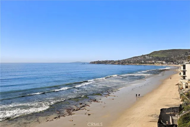a view of outdoor space with ocean view