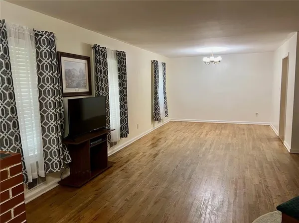 wooden floor in an empty room