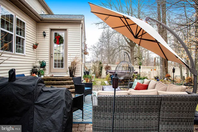 a view of outdoor space with seating area